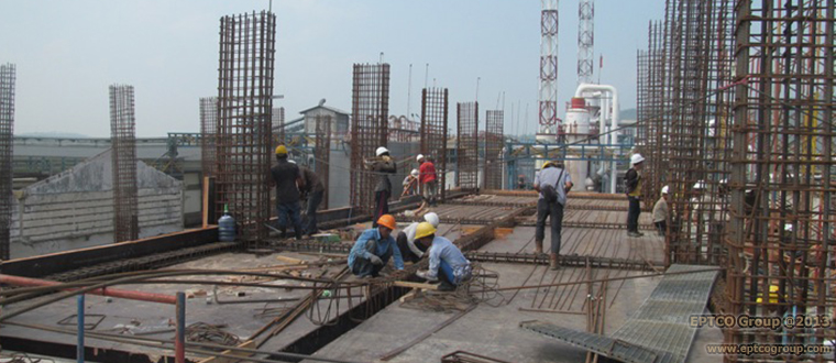 Civil Work of Spinning Building Project